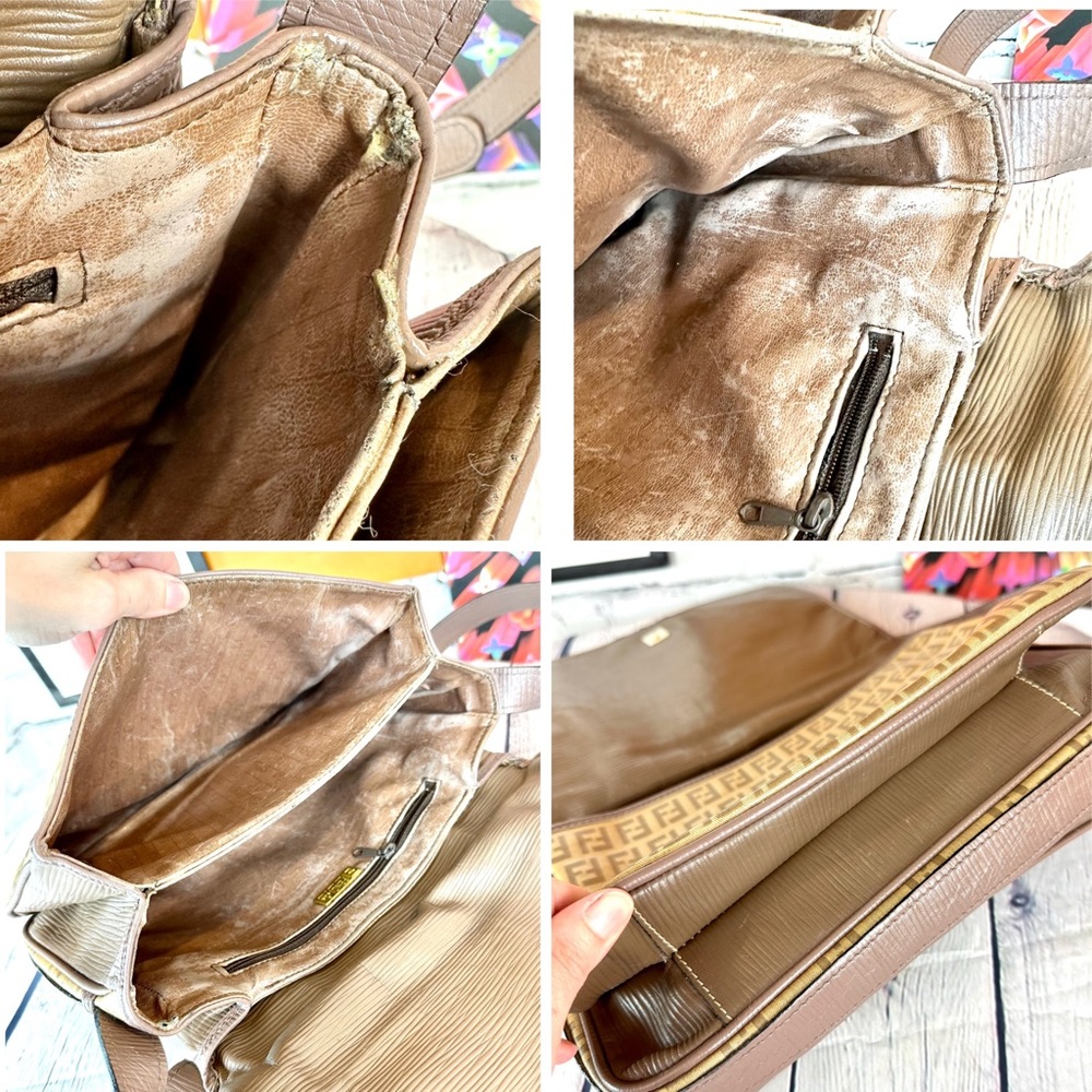 FENDI vintage Zucca canvas crossbody bag - Picture 10 of 15